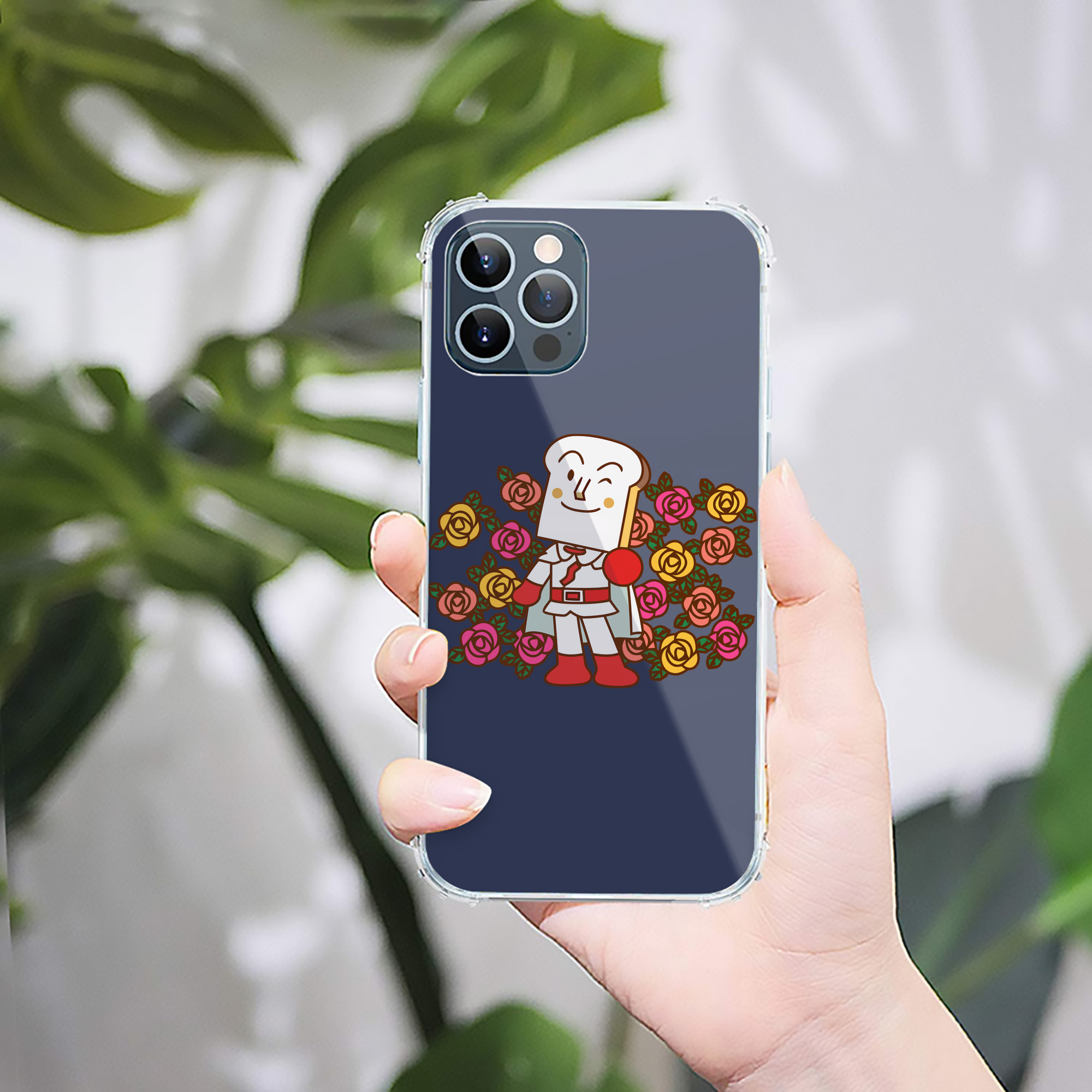 （画像用） アンパンマン Anpanman 【iPhone 12シリーズ対応】透明スマホケース（クリアソフトケース）